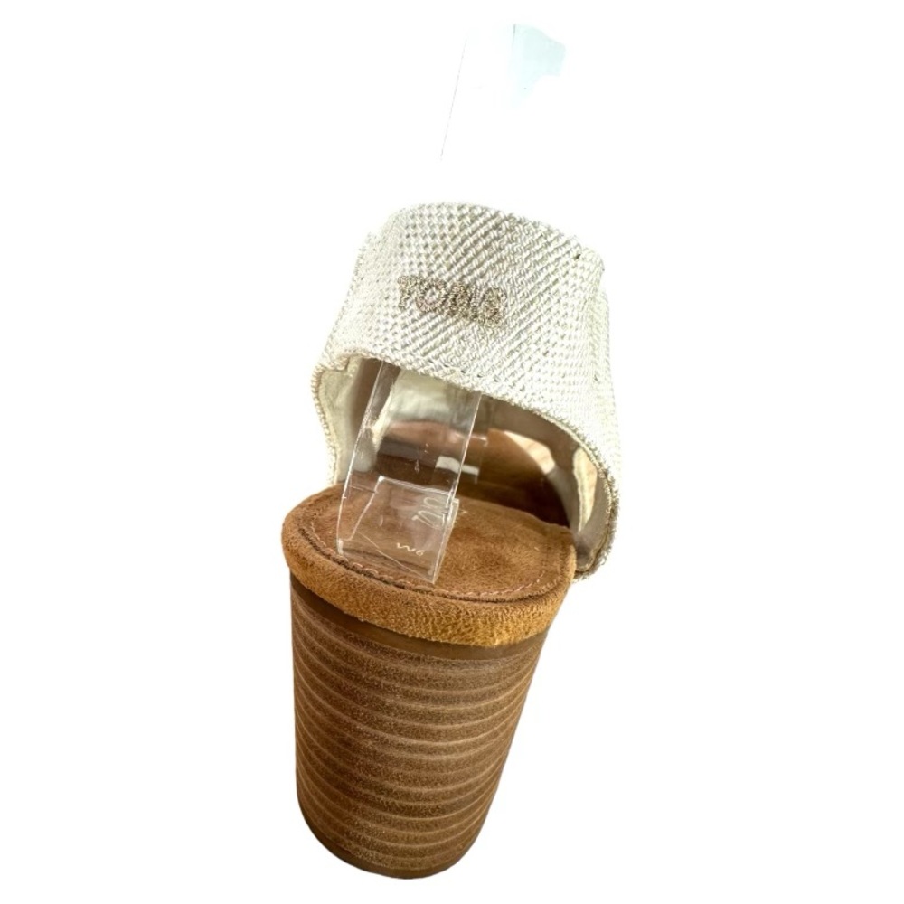 TOMS | Eliana 6 Cream Block Heels - Picture 5 of 9